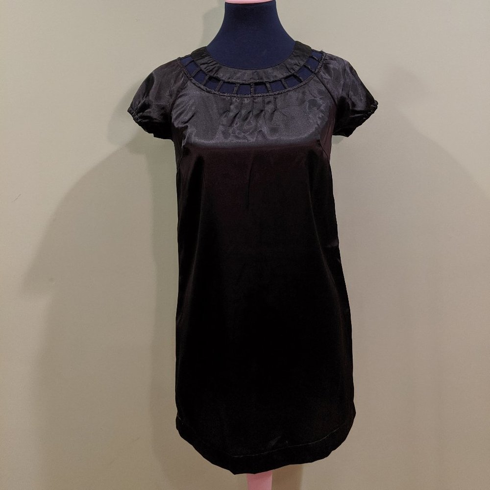 Satin Black Dress